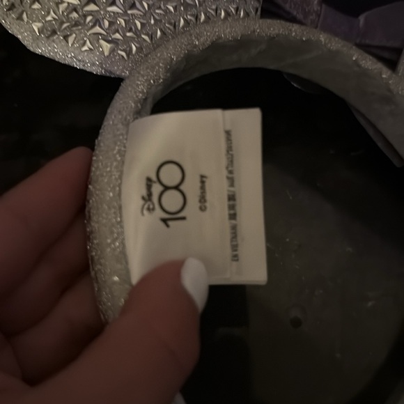 Disney 100th Anniversary Silver and Purple Ears - Picture 3 of 3